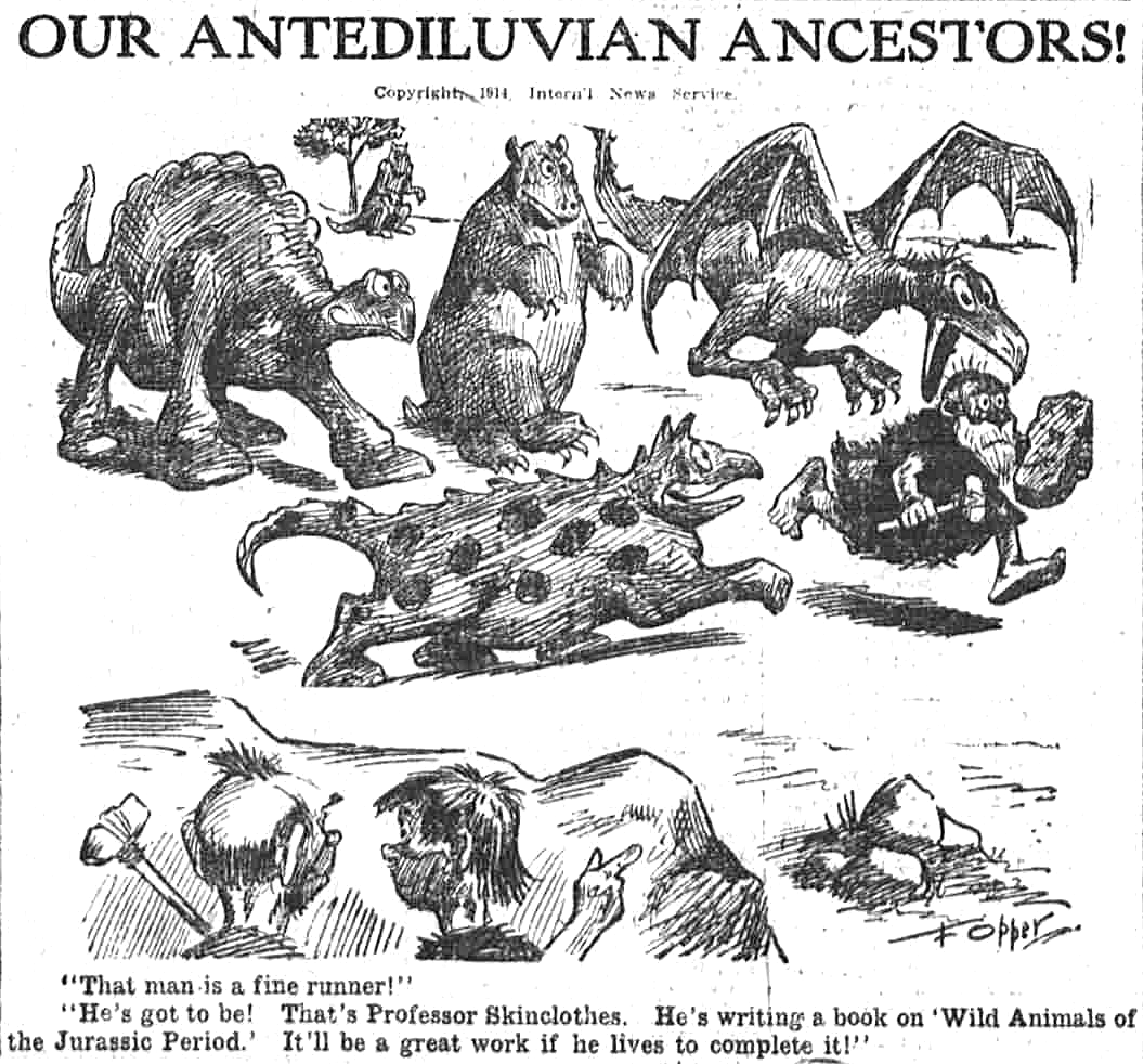 Barnacle Press » A page right out of history Our Antediluvian Ancestors